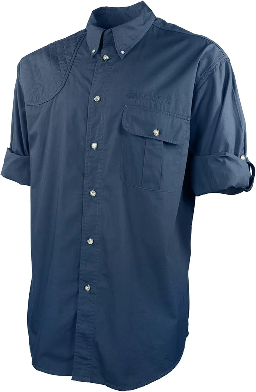 Beretta Men's Outdoor Casual Long Sleeve Cotton Tm Roll-up Shirt