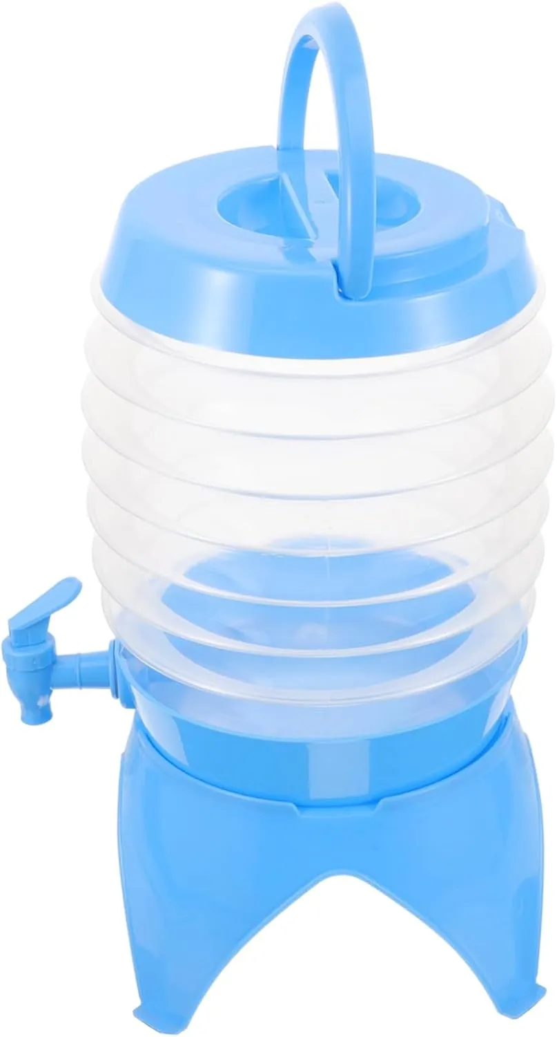 BESPORTBLE Car Portable Beer Barrel 5l Collapsible Folding Water Dispenser Outdoor Camping Hiking