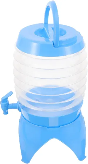 BESPORTBLE Car Portable Beer Barrel 5l Collapsible Folding Water Dispenser Outdoor Camping Hiking