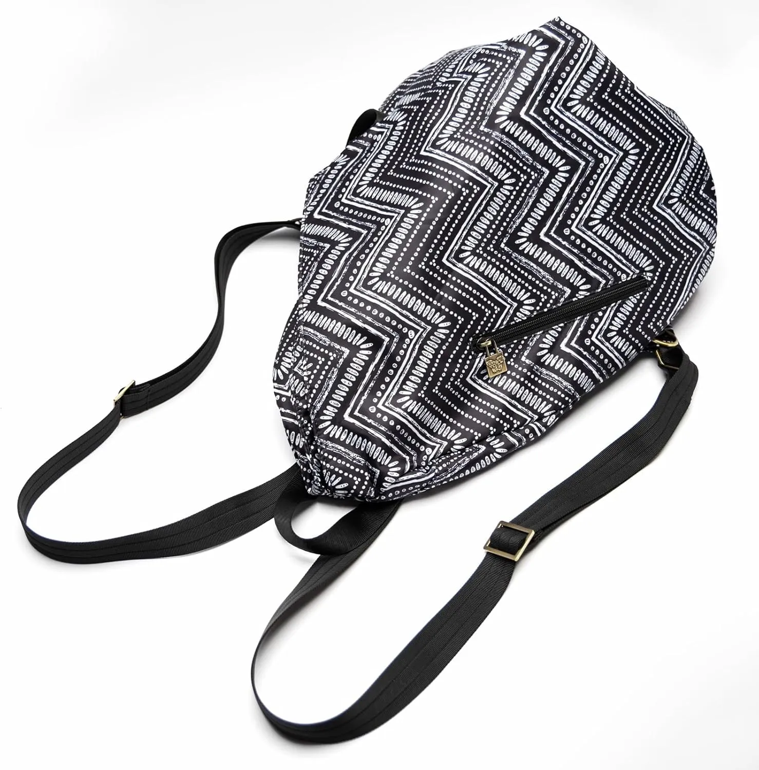Black Butterfly Bohemia Style Large capacity Backpack for women, Fashion female backpack, DIY handbag backpack