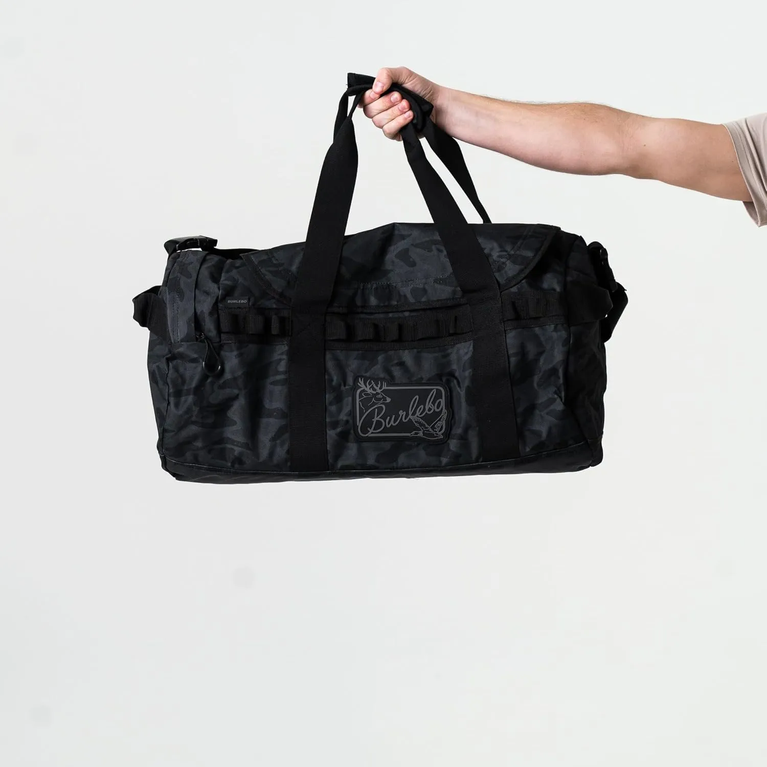 Black Camo Duffle by BURLEBO