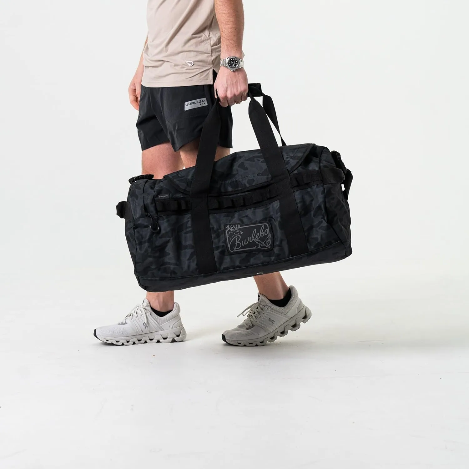 Black Camo Duffle by BURLEBO