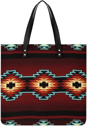 Black Retro Large Capacity Leather Handbag