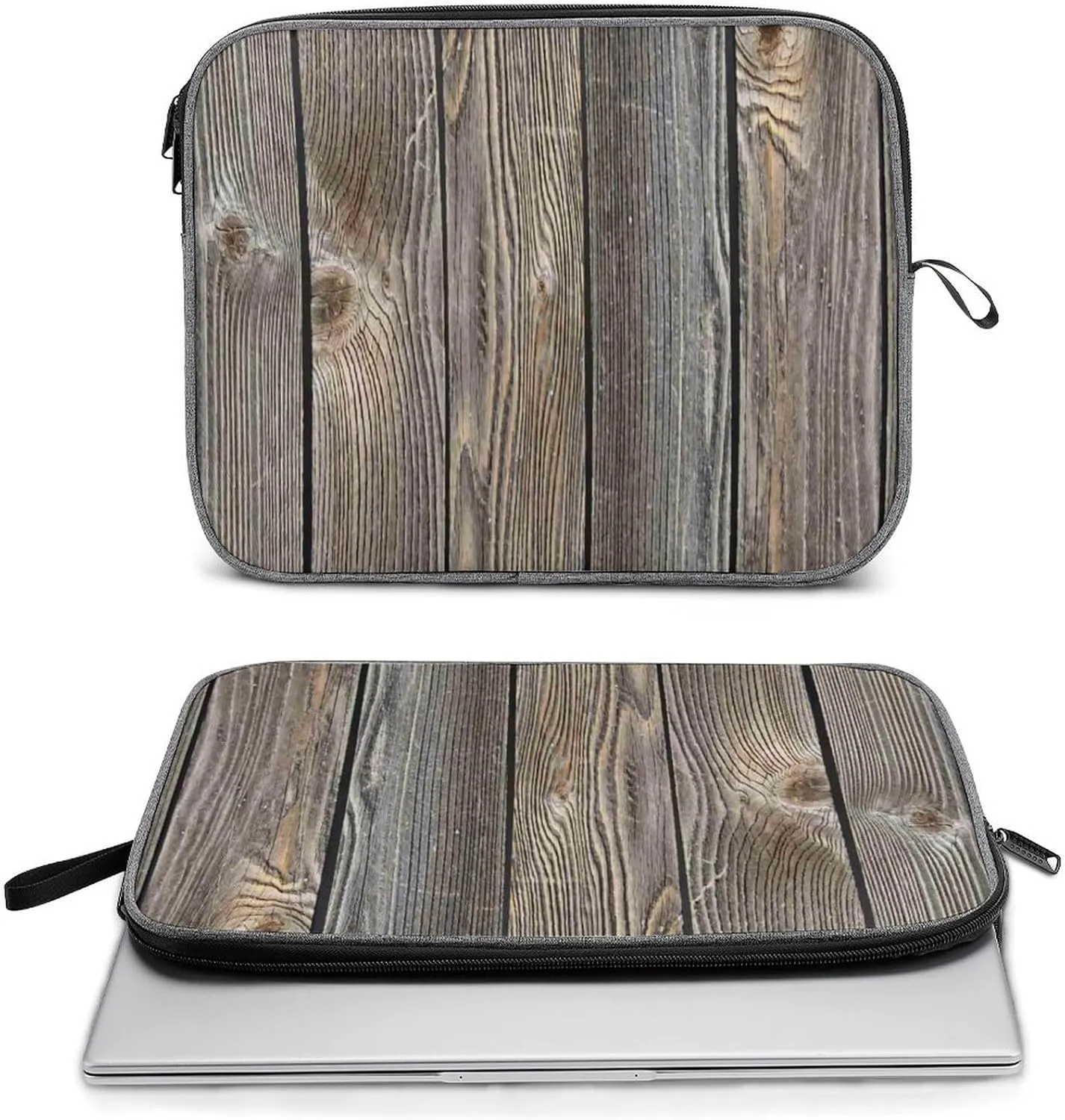 Black Watch Tartan Pattern Large Capacity Portable Laptop Case Unisex