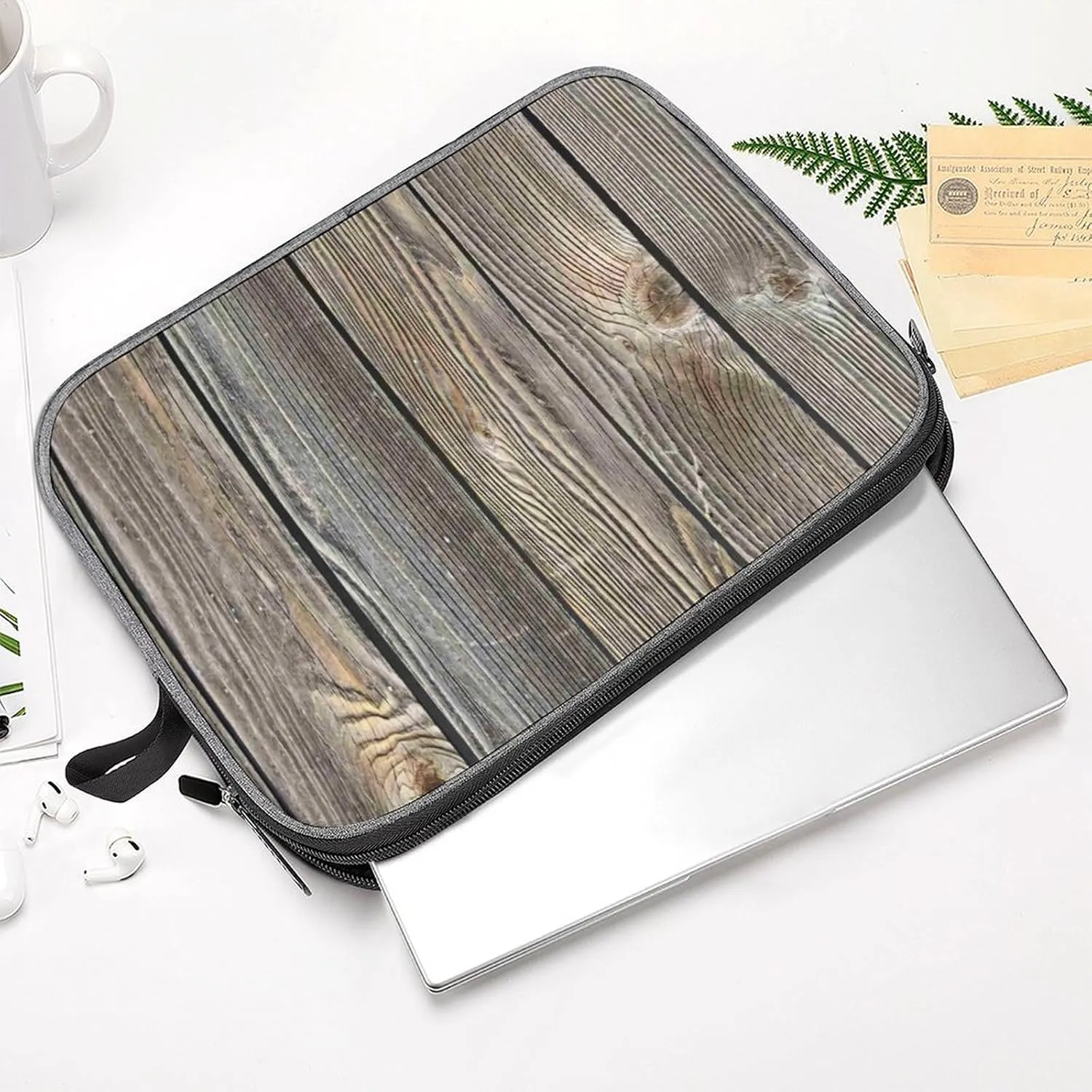 Black Watch Tartan Pattern Large Capacity Portable Laptop Case Unisex