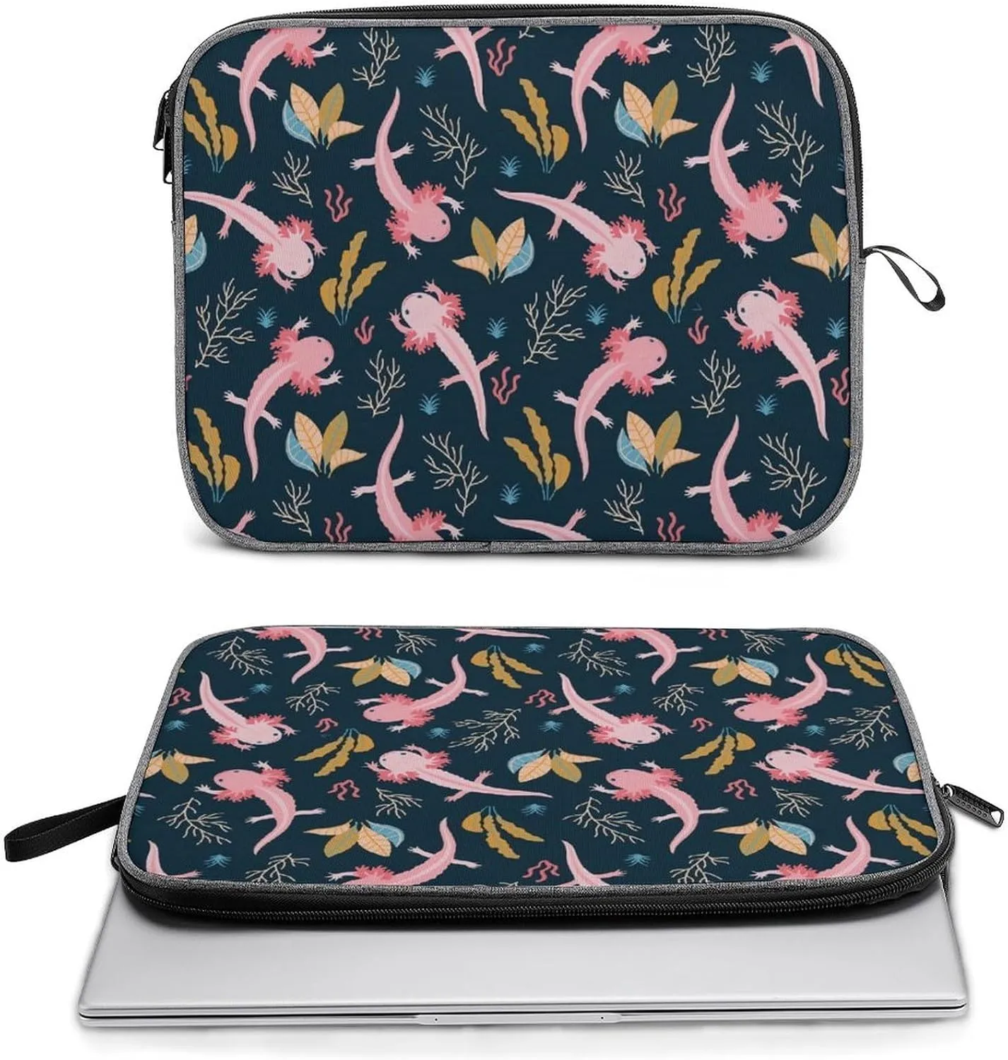 Blue Quaker Parrots Large Capacity Portable Laptop Case Unisex