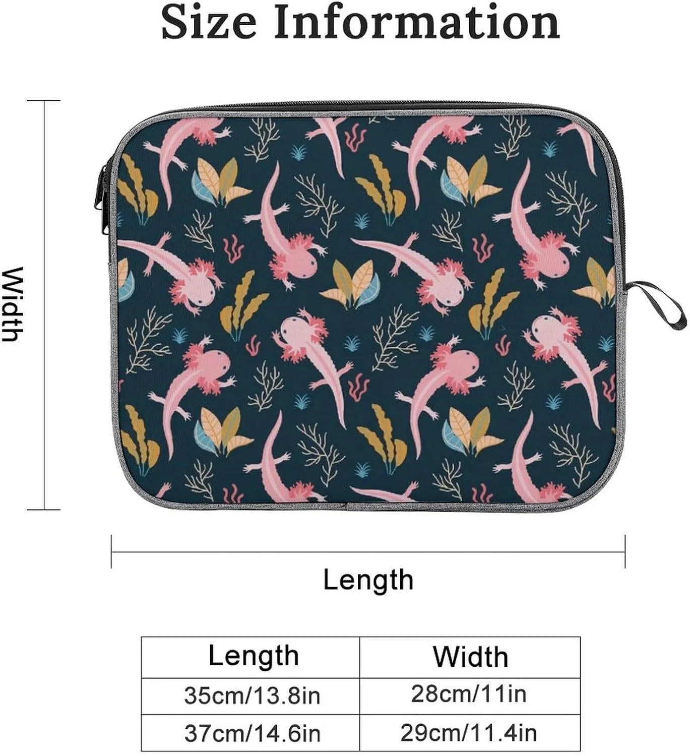 Blue Quaker Parrots Large Capacity Portable Laptop Case Unisex