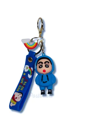 BLUE SCHINCHAN KEYCHAIN