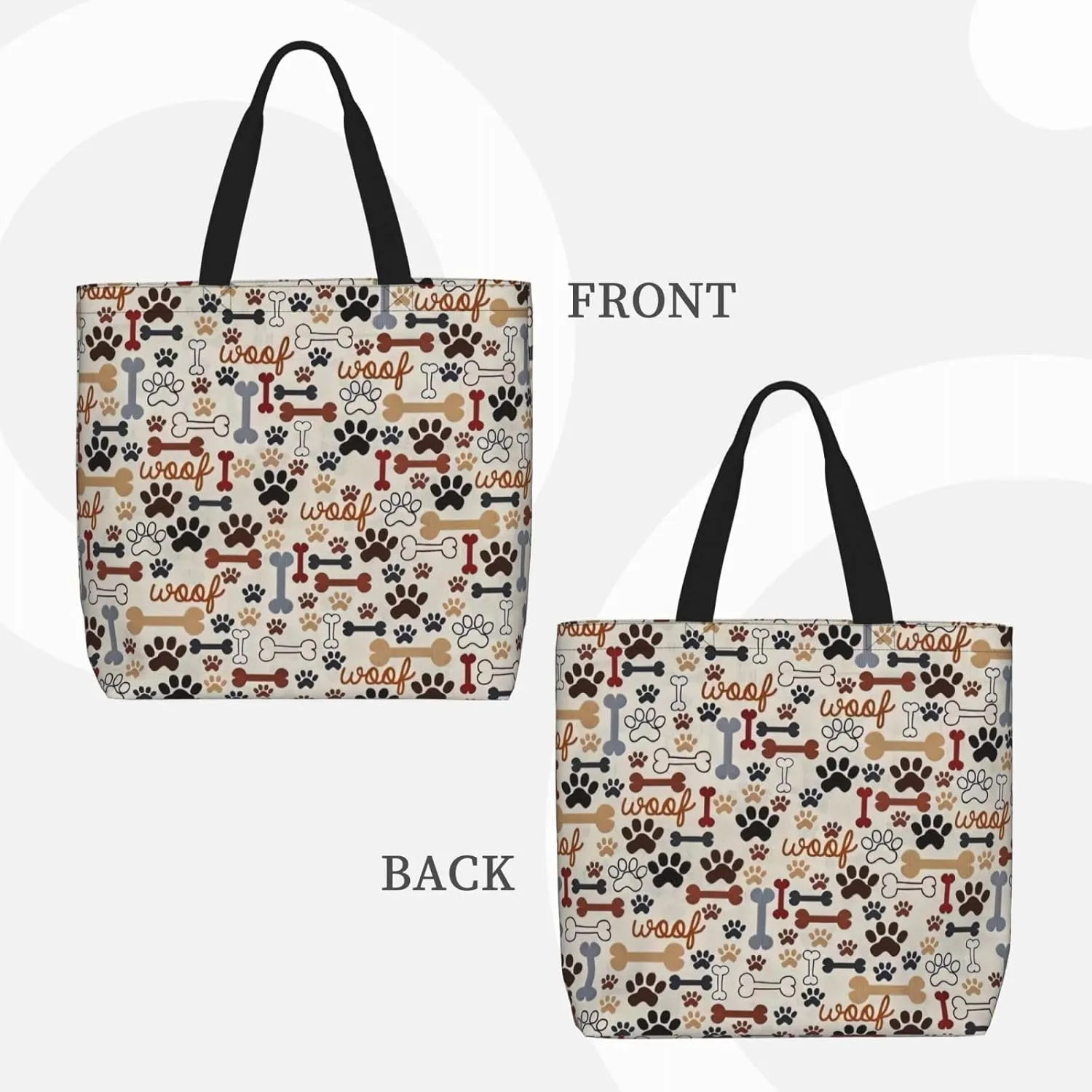 Board Stripe Print Tote Bags Reusable Grocery Bag Shoulde Bag Handbag For Office Shopping Travel Women Casual Work