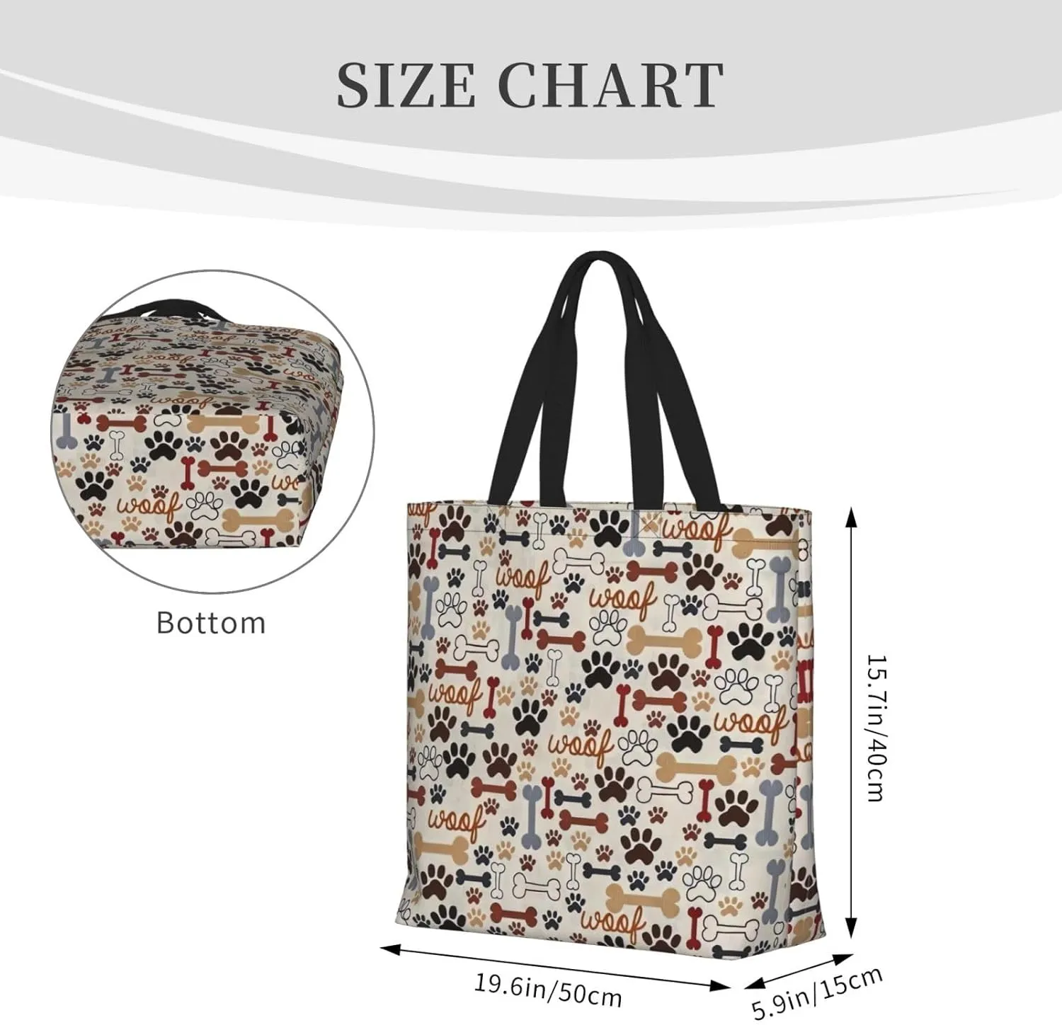 Board Stripe Print Tote Bags Reusable Grocery Bag Shoulde Bag Handbag For Office Shopping Travel Women Casual Work