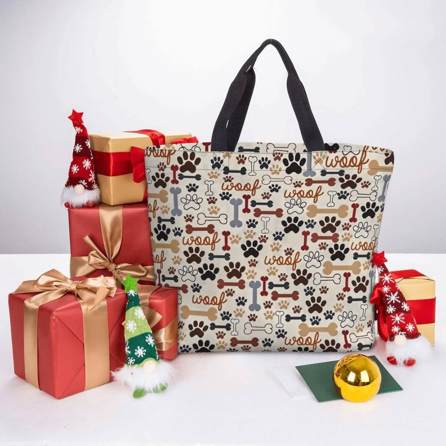 Board Stripe Print Tote Bags Reusable Grocery Bag Shoulde Bag Handbag For Office Shopping Travel Women Casual Work