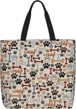 Board Stripe Print Tote Bags Reusable Grocery Bag Shoulde Bag Handbag For Office Shopping Travel Women Casual Work