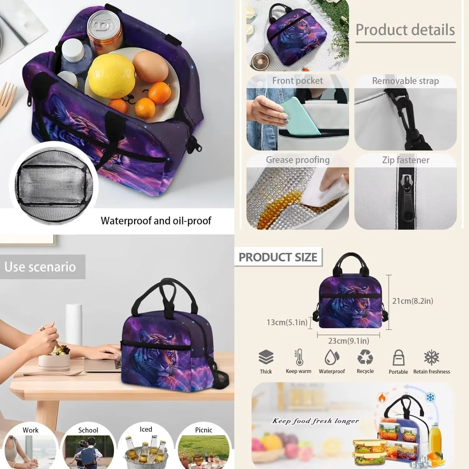 Bookbag for Boys Dinosaur with Lunch Box Little Kids Cool Middle-School Elementary Bookbags with Water Bottle and Bottle Holder Set 4 in 1 for Children Back to School Gifts