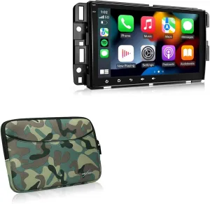 BoxWave Case Compatible with Eonon Q80PRO - Camouflage Suit with Pocket, Neoprene Camo Suit Zipper Pocket for Storage