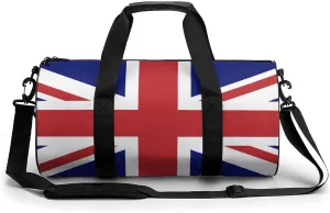 British Flag Travel Duffel Bag with Wet Pocket for Men Women Gym Weekender Tote