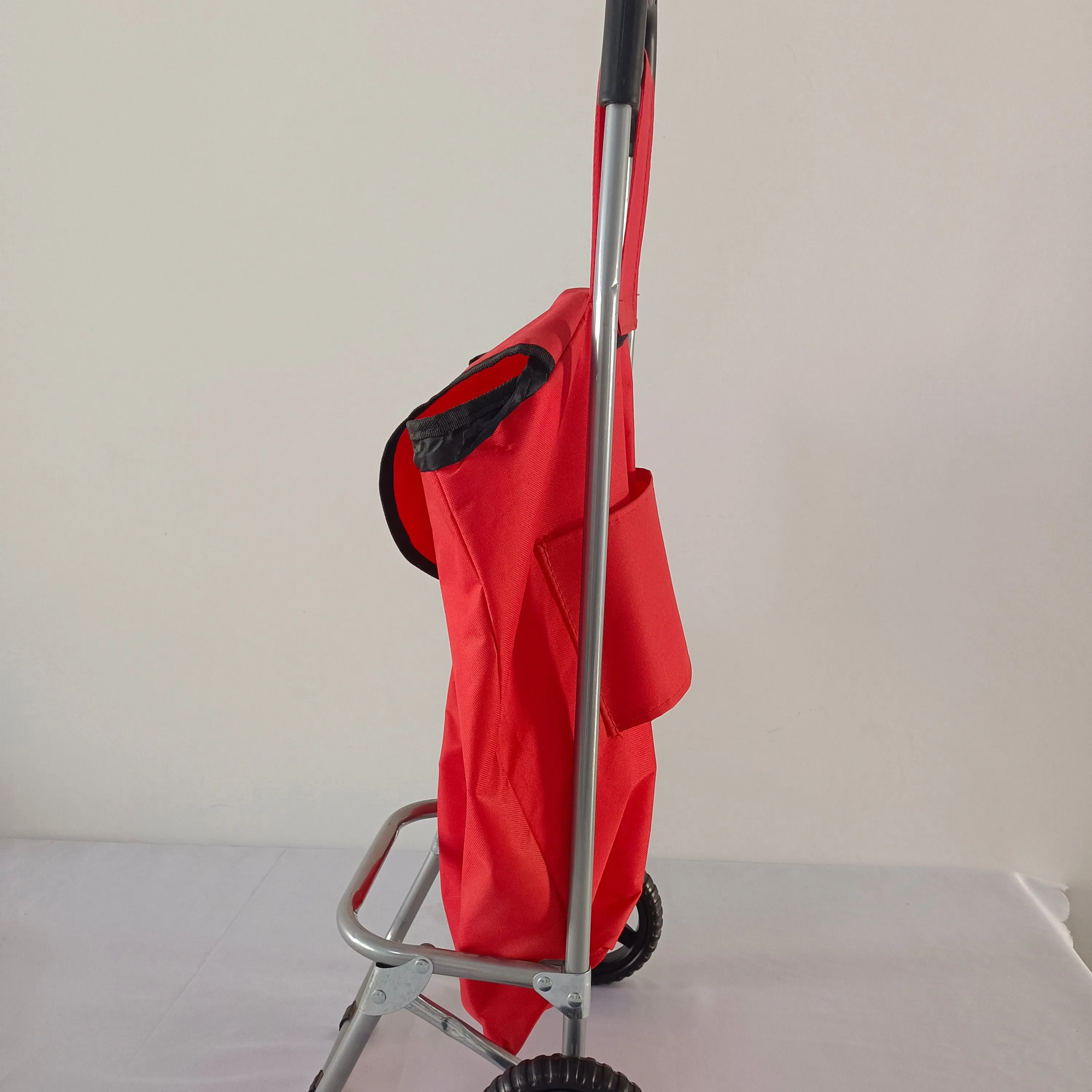 BSHZDNGM Shopping carts Trolley foldable shopping cart for groceries with wheels and removable bag