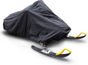 Budge SM-3 Sportsman Snowmobile Cover, Waterproof, Black, Large: Fits snowmobiles 130" L x 51" W x 48" H