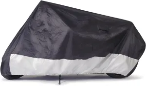 Budge Sportsman Motorcycle Cover, Black, Waterproof, Universal Fit, Fits up to 114", Model: MC-8
