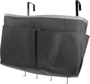 Bunk Hanging Bag Oxford Cloth Hanging Pouch Easy to Clean and Wash Grey for Home Office Bedroom Storage