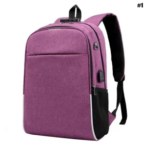 Burglar Bag USB Charging Double Shoulder Bag Oxford Cloth Business Computer Leisure Male Bag Shoulder Bag