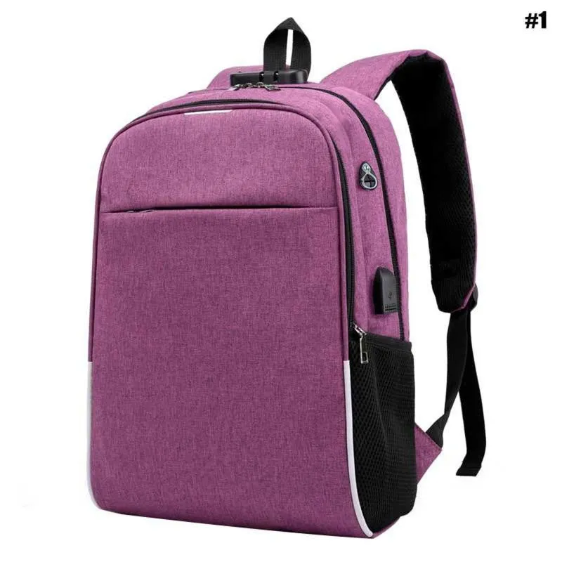 Burglar Bag USB Charging Double Shoulder Bag Oxford Cloth Business Computer Leisure Male Bag Shoulder Bag