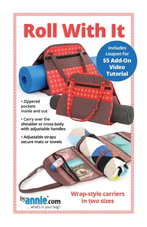 ByAnnie Roll With It Wrap Style Carrier Pattern - 2 Size Variations Per Pattern (14 Colors of 18"x54" Mesh Packs Sold Separately)