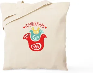 CafePress Scandinavian Tote Bag Reusable Natural Beige Canvas Shopping Bag