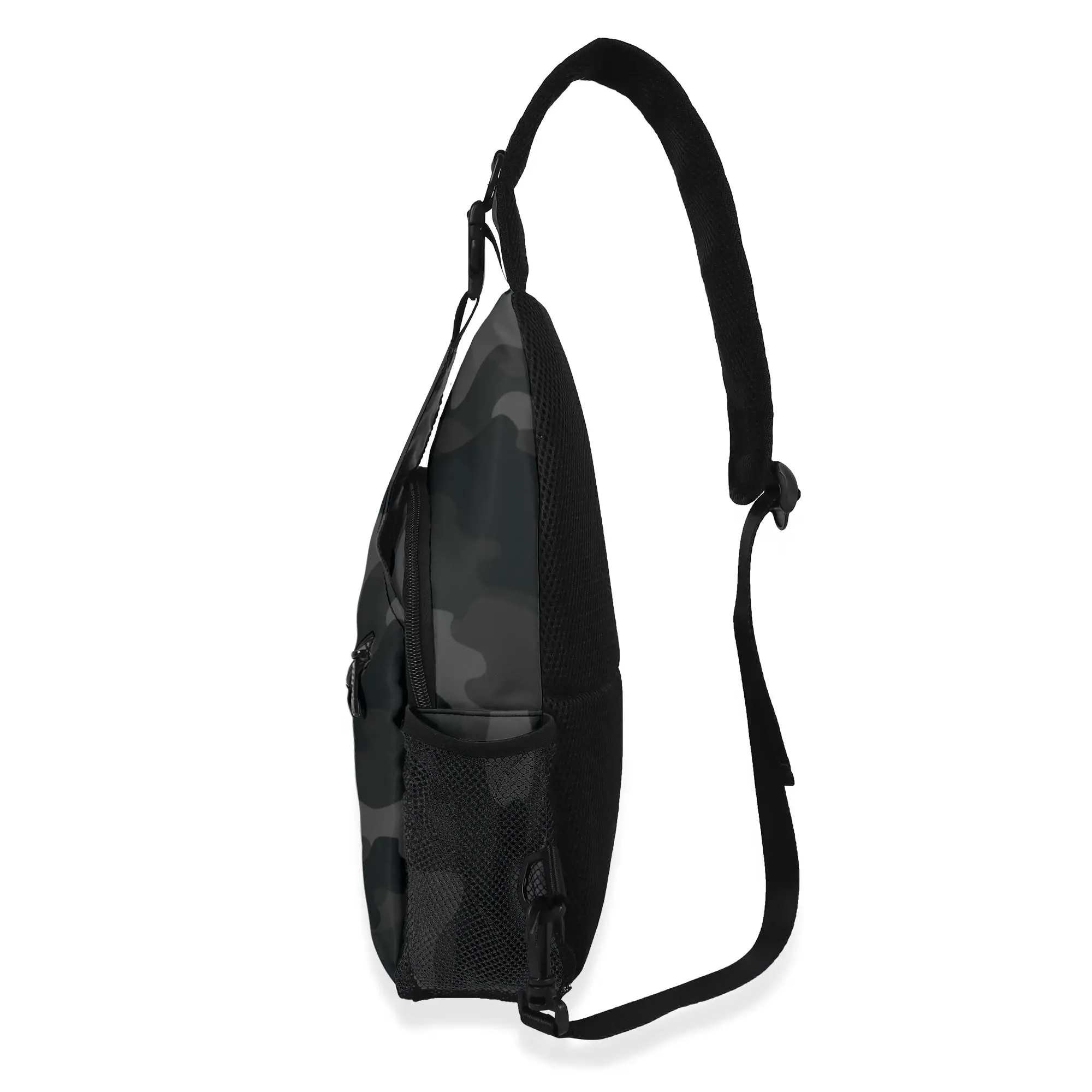 Camo Bag | Black Camouflage | Chest Crossbody Style