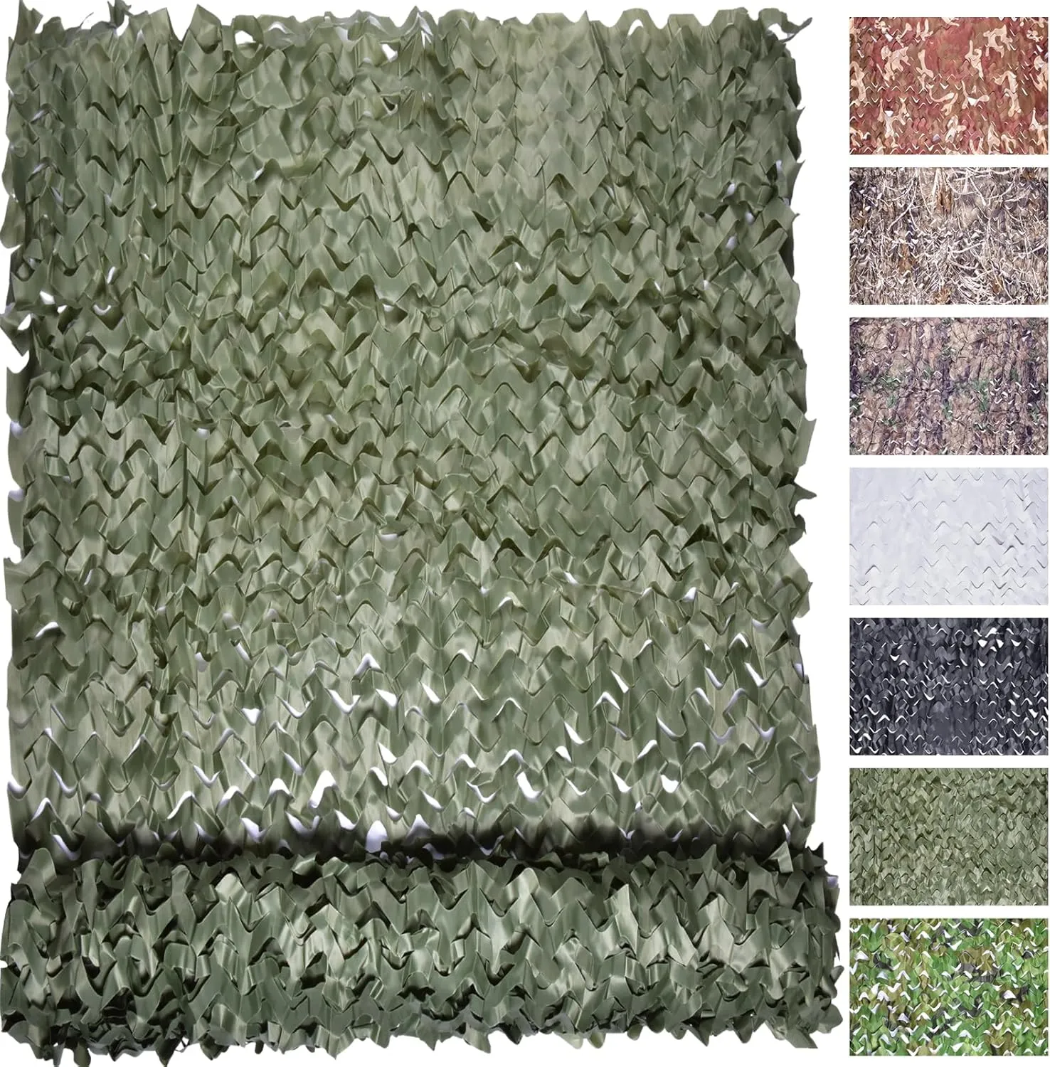 Camo Netting Camouflage Netting, Bulk Roll Mesh Netting Camouflage Nets Military Surplus for Hunting Blind Sunshade Car Cover Camping Shooting Fence Canopy Party Decorations