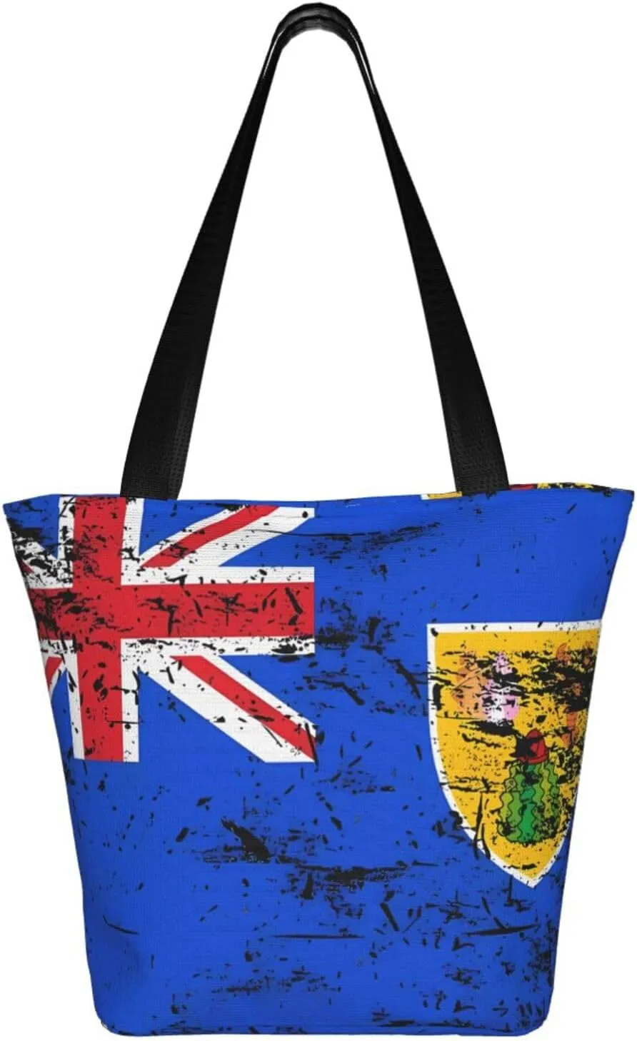 Camouflage Gray Camo American Flag Women's Tote Bag Lightweight Shoulder Bag Shopping Handbag Large Capacity Handbag