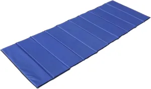 Camping Sleeping Pad Outdoor Sit Mat Folded Multifunctional 195cmx70cm Beach Mat Moisture Resistant Seat Mat for Yard Garden, Blue 1.5cm Thickness