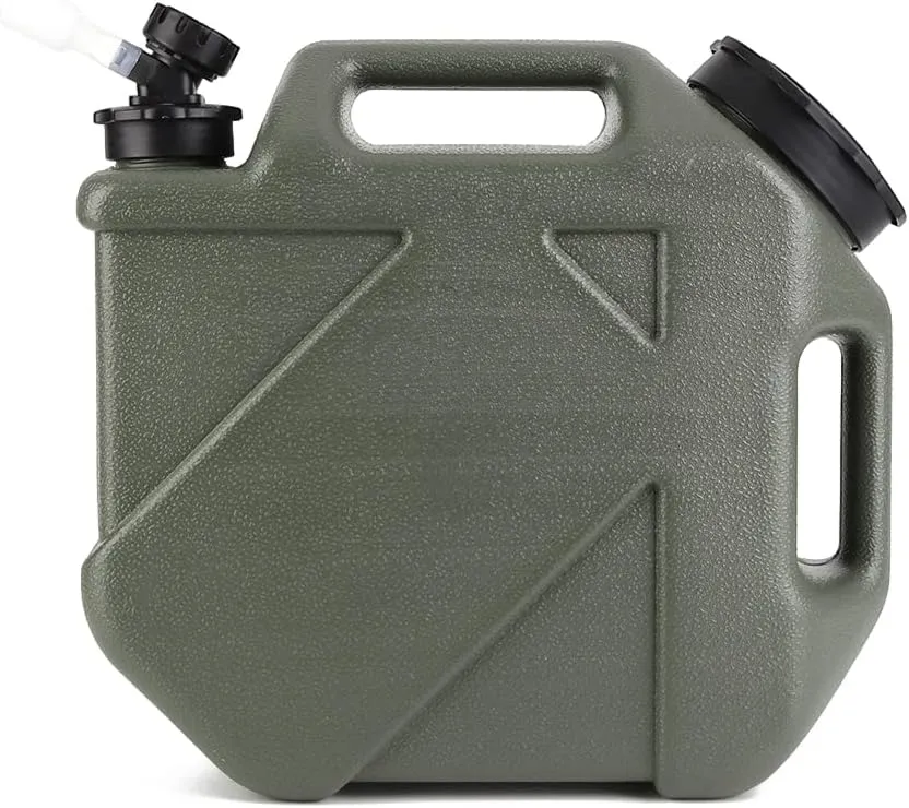 Camping Water Jug Container, 2.64 Gallon BPA Free Water Storage, Bucket Water Storage Large Capacity with Detachable Faucet No Leakage for Camping Picnic Hiking