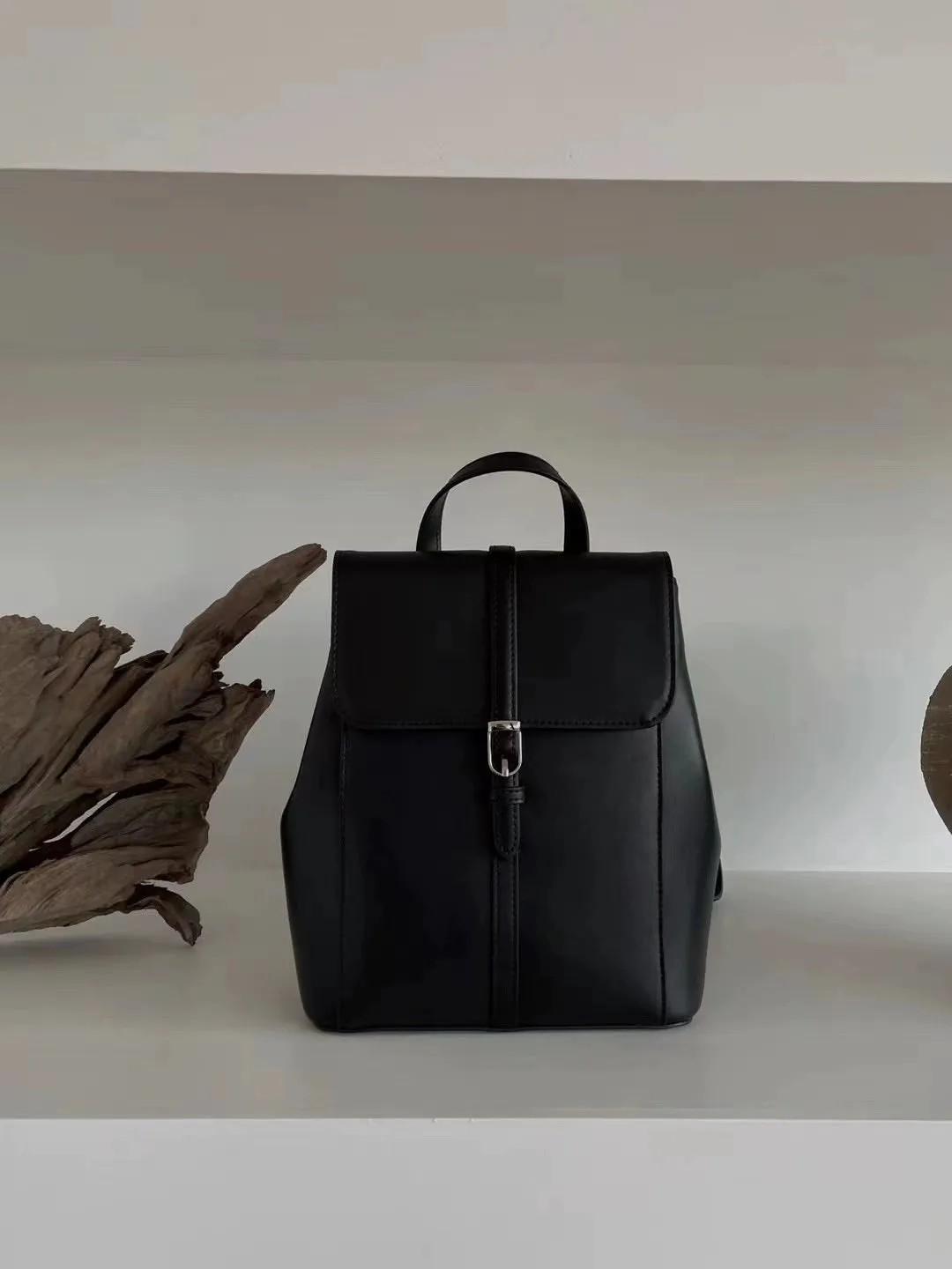 Canvas and Leather Backpack