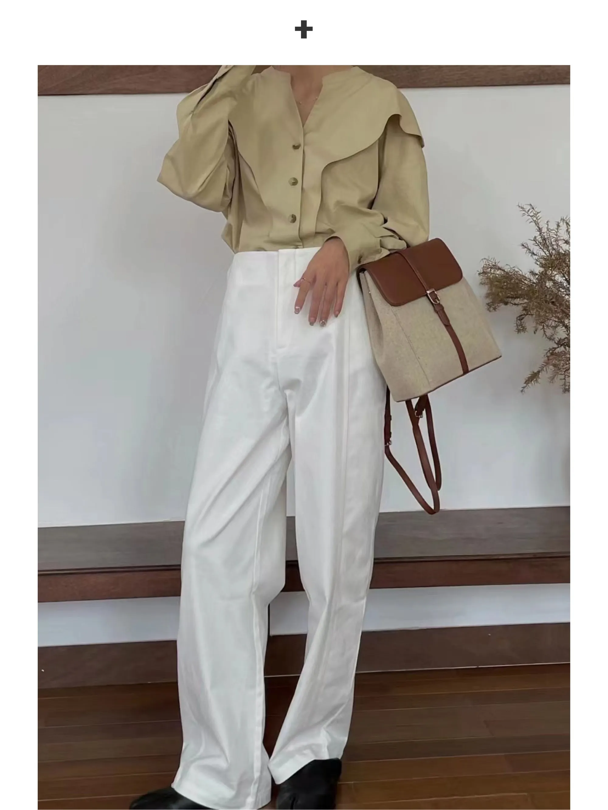 Canvas and Leather Backpack