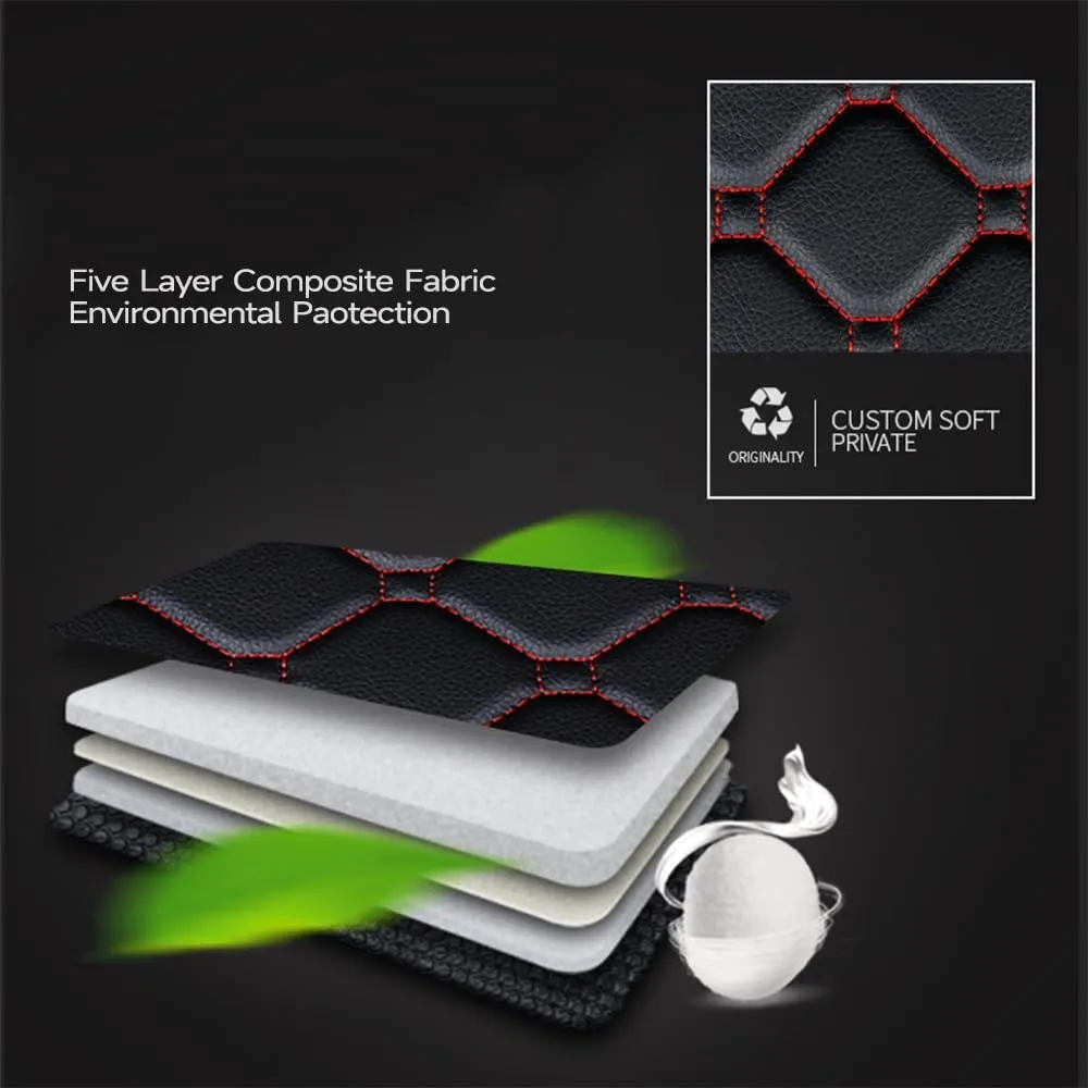 Car Boot Liner Protector for Mitsubishi Outlander 2004-2012, Anti Slip Rear Trunk Storage Liner Liner Interior Accessories,C