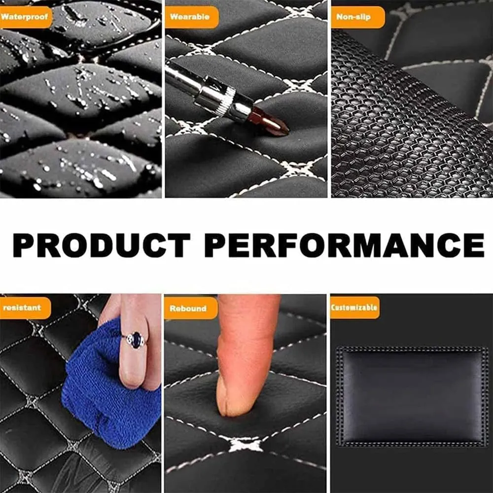 Car Boot Liner Protector for Mitsubishi Outlander 2004-2012, Anti Slip Rear Trunk Storage Liner Liner Interior Accessories,C