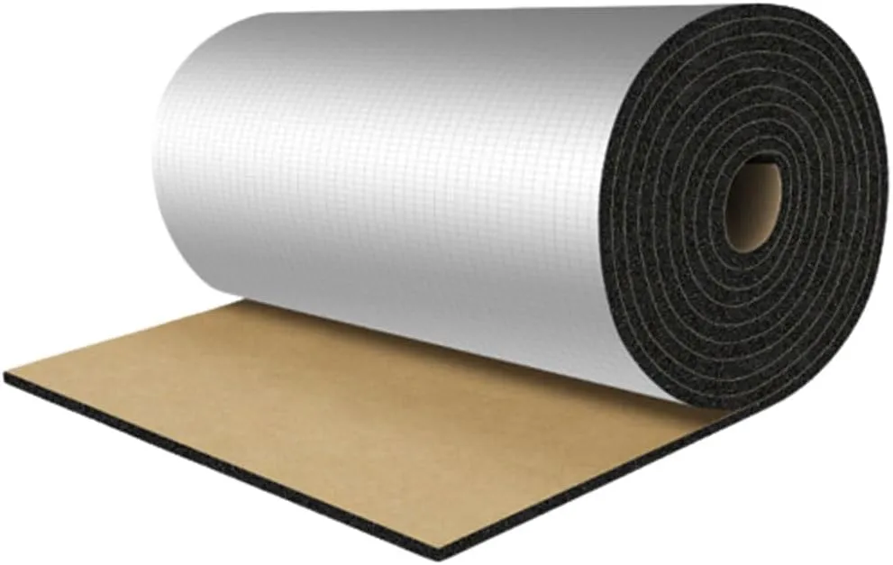 Car Heat Sound Deadening Insulation Mat -394mil 10.76sqft Automobile Sound Deadening & Heat Materials for Auto Hood Engine Roof Door and Trunk (40"x40"（10.76sqft）, 394 Mil)