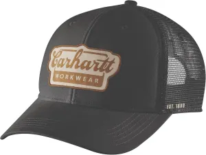Carhartt Men's Rugged Flex Twill Mesh-Back Script Patch Cap