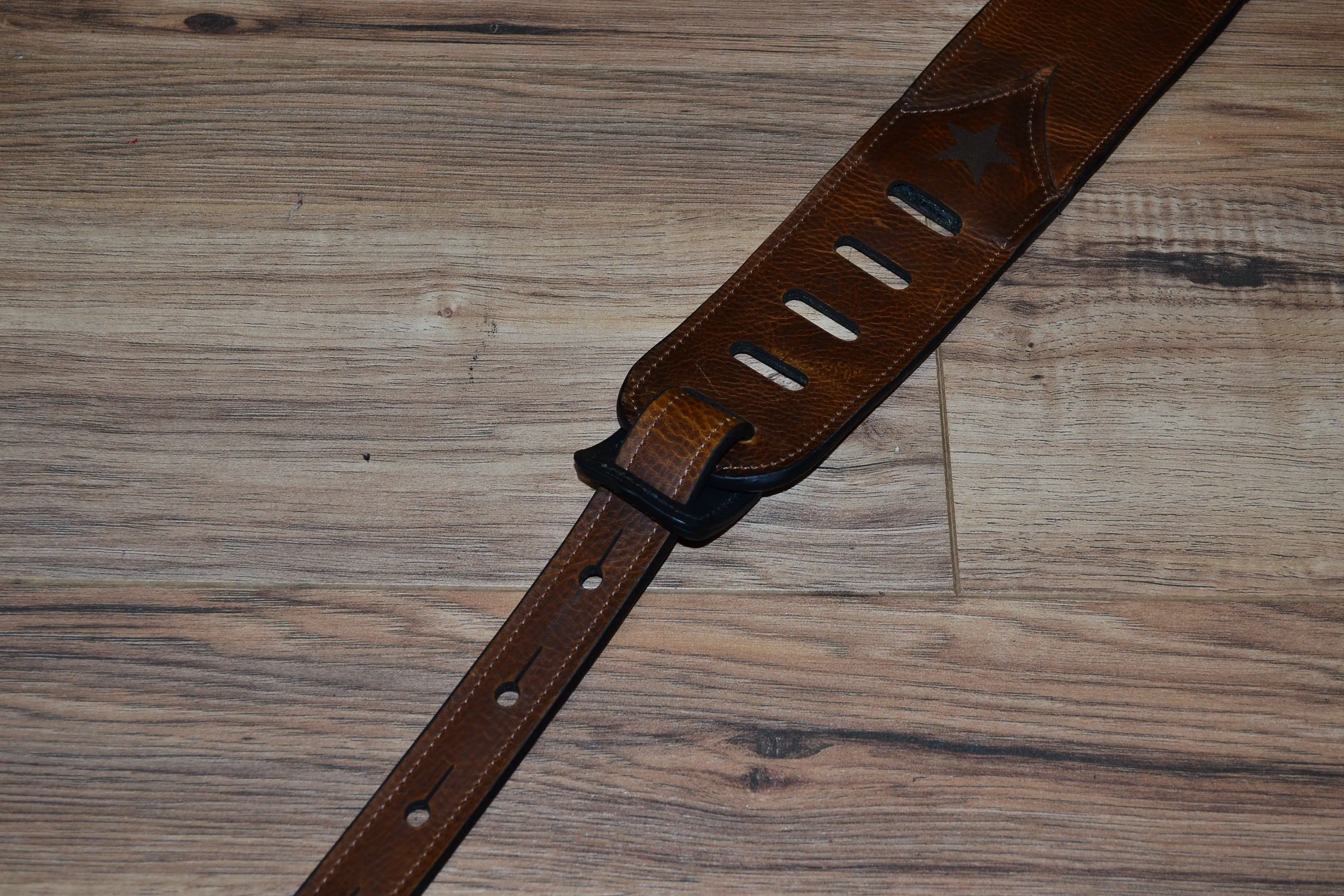 Carlino Custom Gold Tigereye Swirl Strap