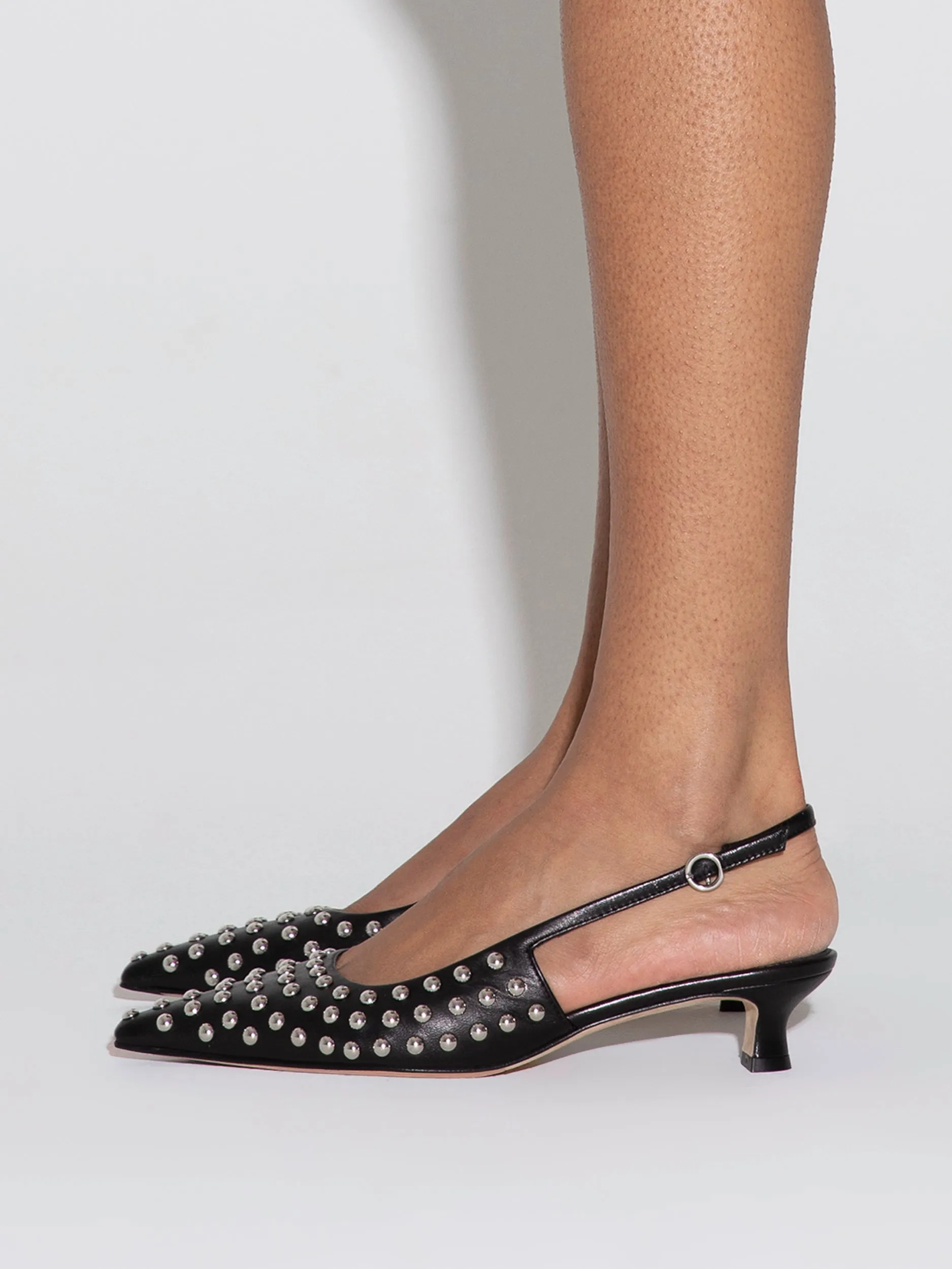Catrina Studded Slingback Pumps