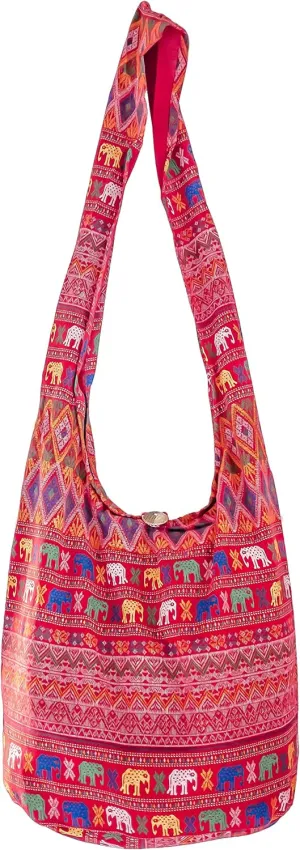 CCcollections Tie Dye Sling Shoulder Bag Cotton Crossed body bag shopping Many Printed