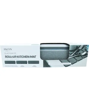 Charcoal Diatomite Quick Dry Roll-Up Kitchen Mat