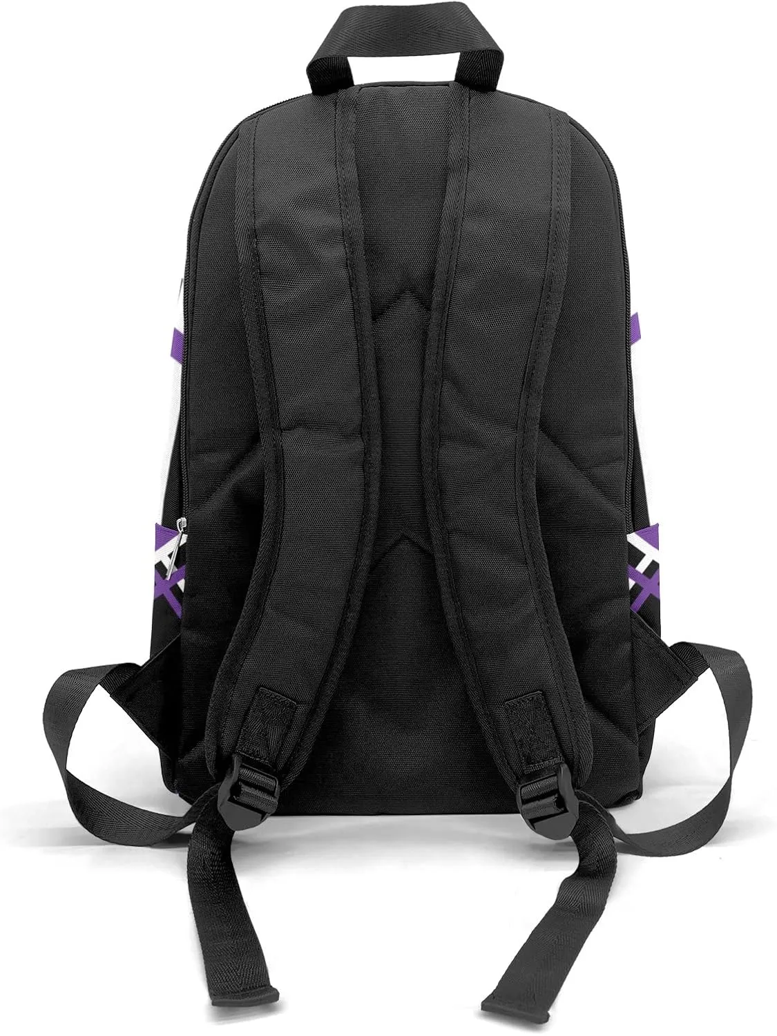 Cheerleader Cheer Purple 1 Personalized Backpack for Teen Boys Girls,Custom Travel Backpack Bookbag Casual Bag Name Gift