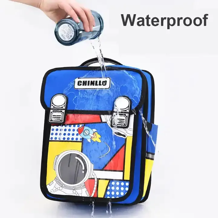 Chinllo 2D Elite Backpack - Stylish, Durable & Waterproof School Bag