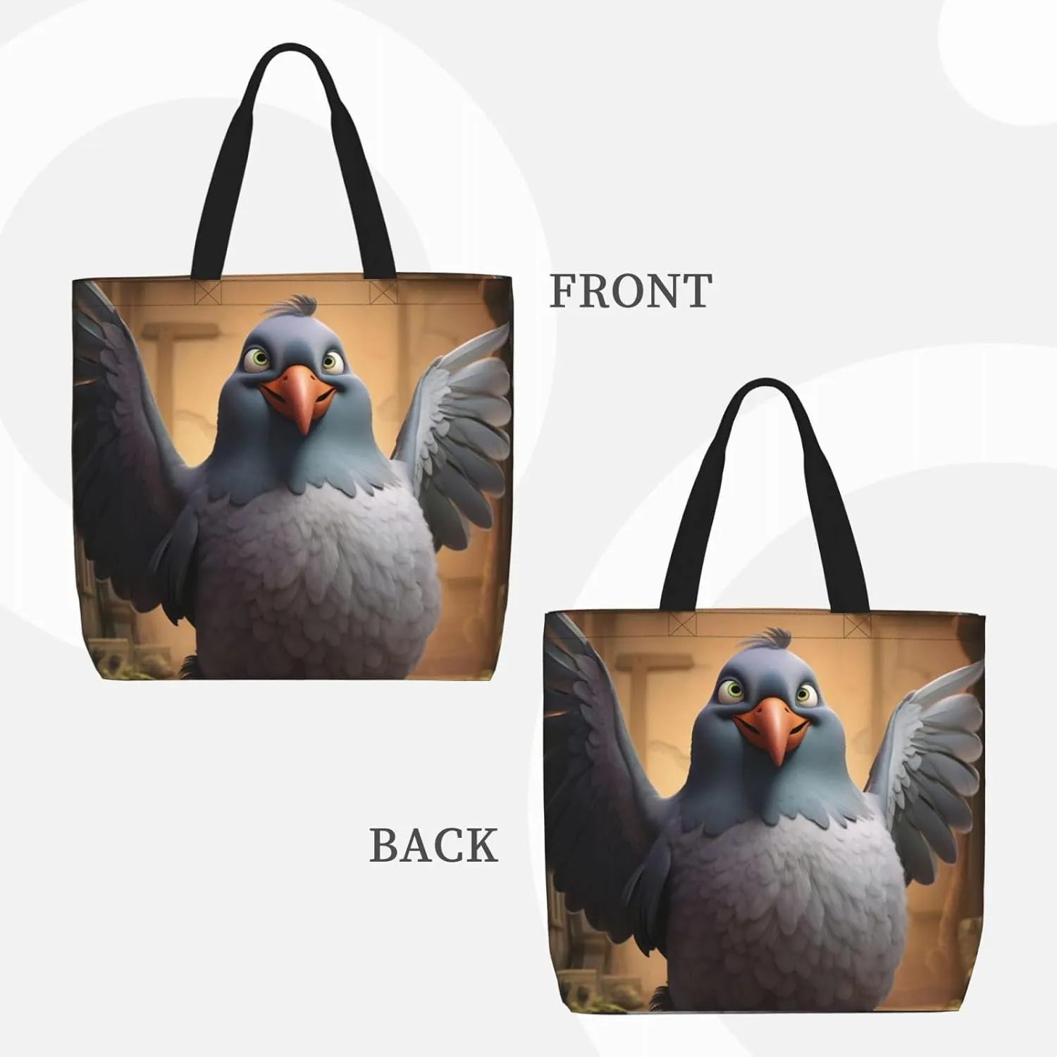 Christmas Snowman 4 Print Tote Bag Casual Shoulder Bag Handbag Reusable Shopping Travel Bag Gifts For Women