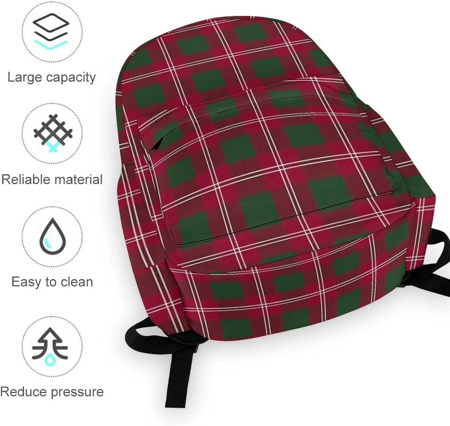 Clan Crawford Tartan Casual Lightweight Large Capacity Travel Backpack Unisex