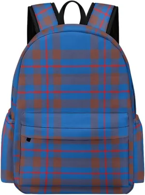 Clan Elliot Tartan Chiffon Casual Lightweight Large Capacity Travel Backpack Unisex