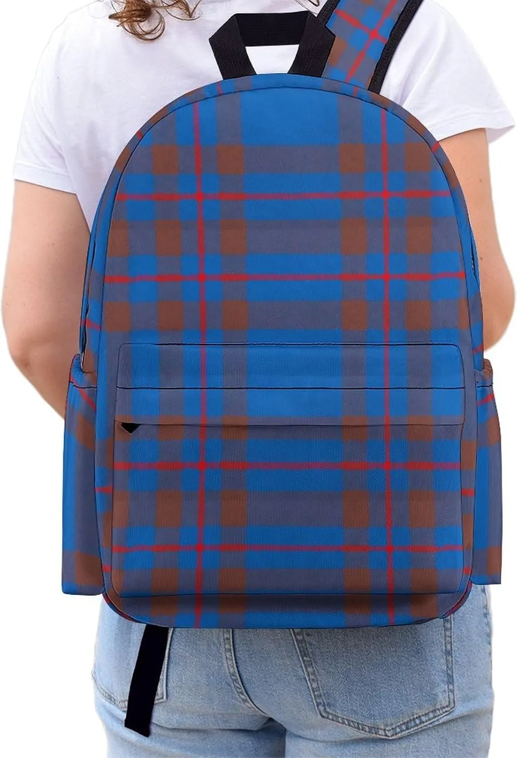 Clan Elliot Tartan Chiffon Casual Lightweight Large Capacity Travel Backpack Unisex