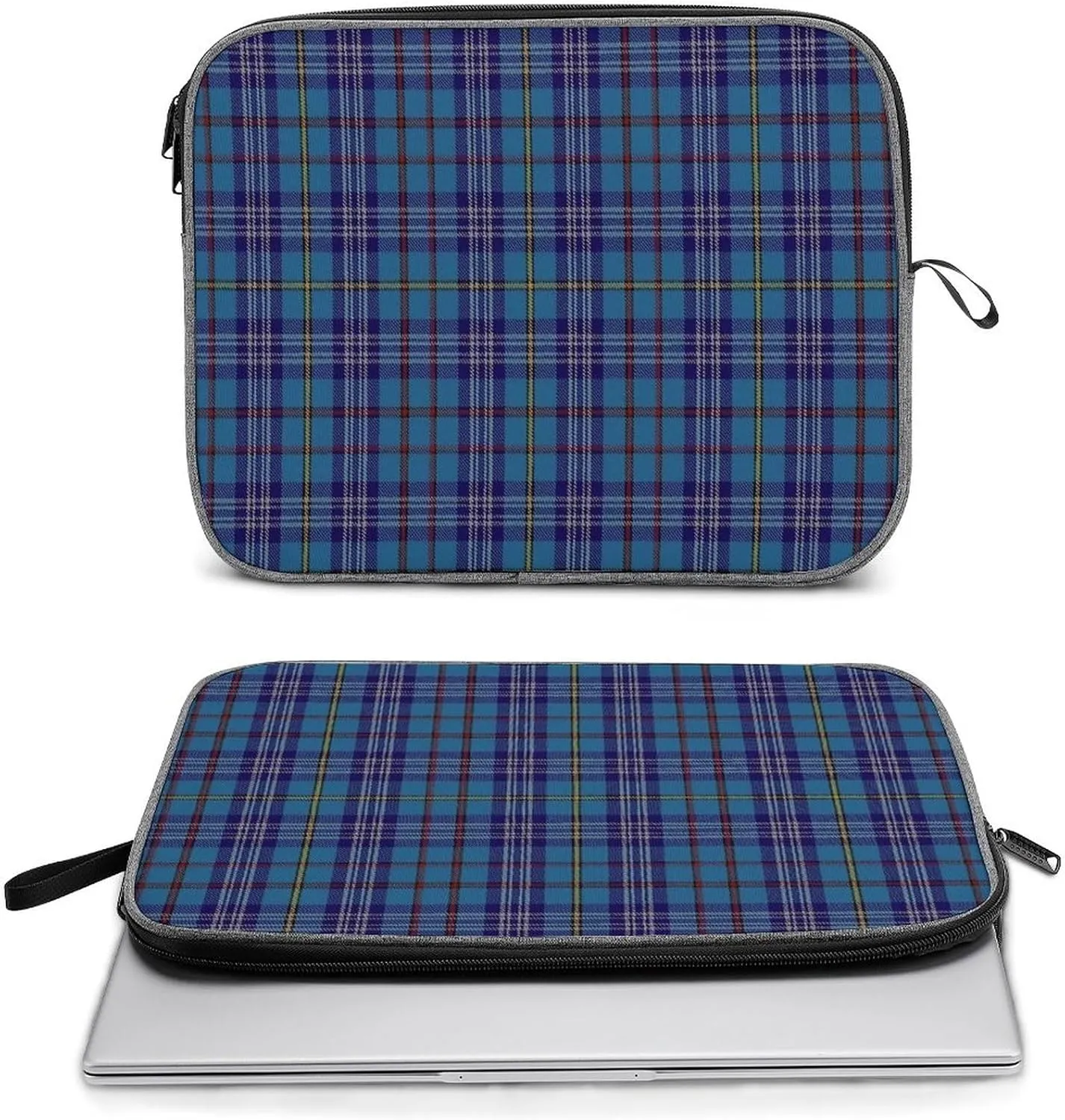Clan Rutherford Tartan Large Capacity Portable Laptop Case Unisex