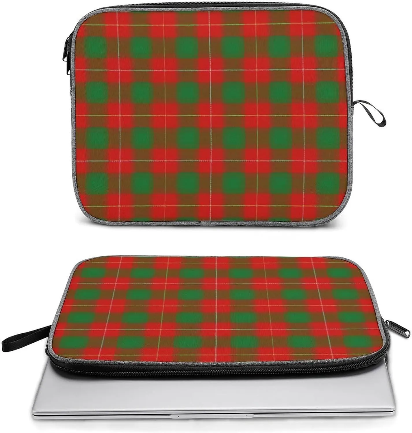 Clan Rutherford Tartan Large Capacity Portable Laptop Case Unisex